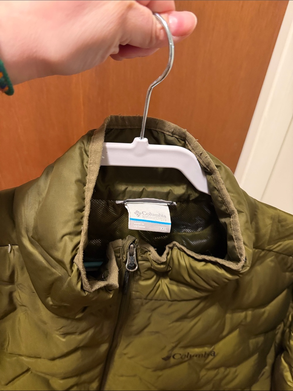 Columbia Olive Green Quilted Packable Puffer Jacket - Picture 4 of 6